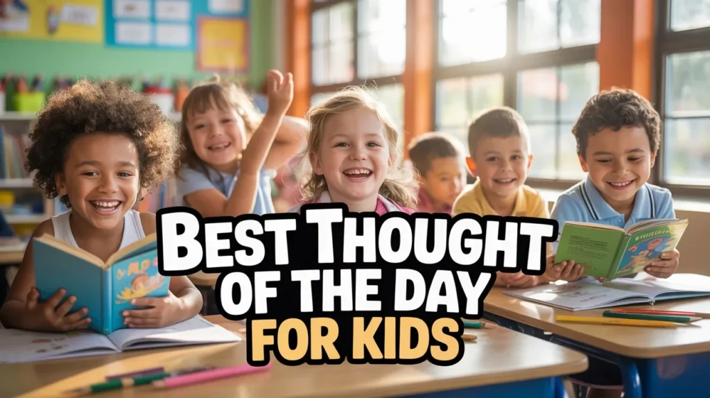 Best Thought of the Day for Kids