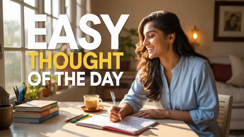Easy Thought of the Day