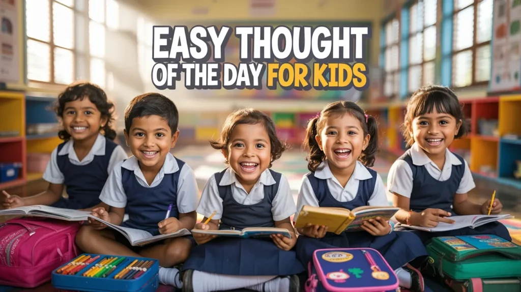 Easy Thought of the Day for Kids