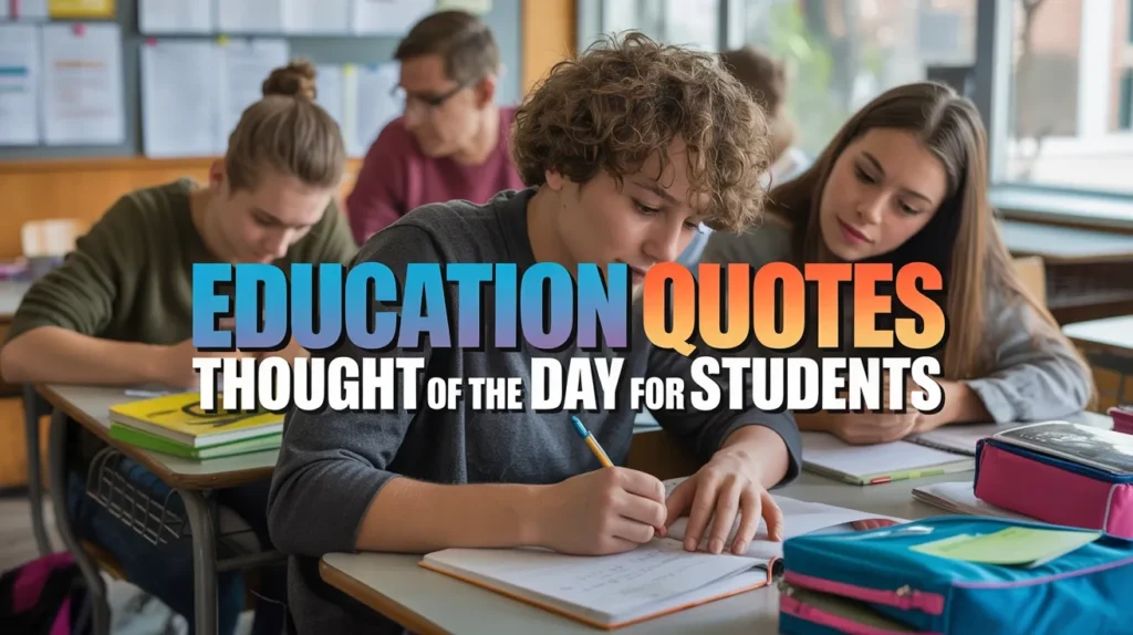 Education Quotes Thought of The Day For Students