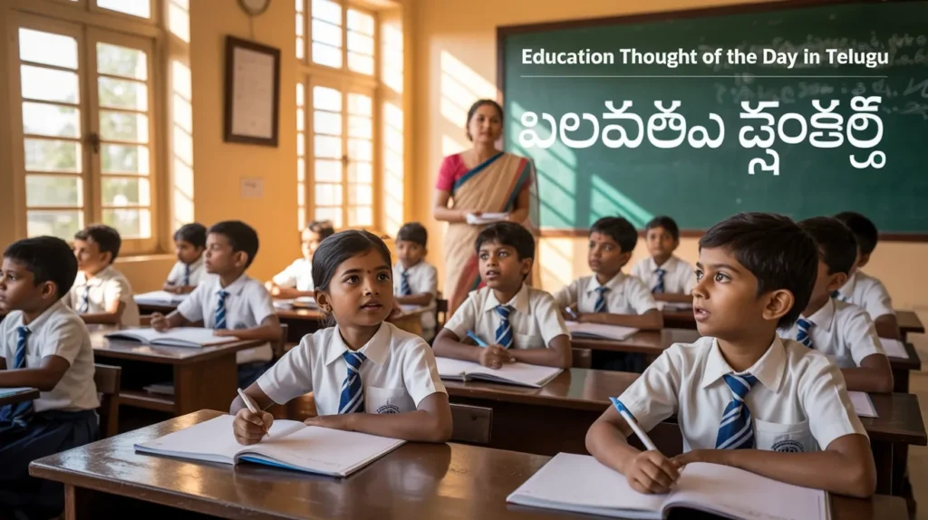 Education Thought of the Day in Telugu