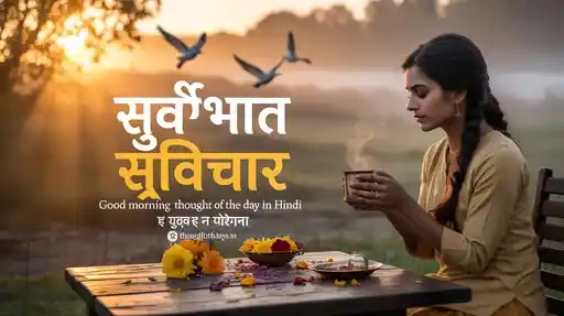 Good Morning Thought of the Day in Hindi