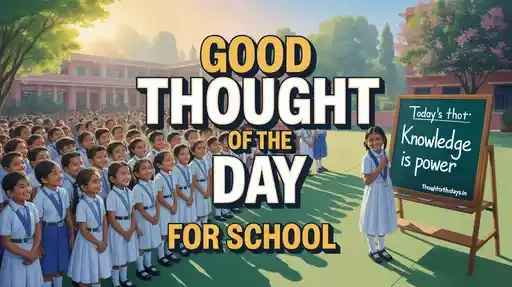 Good Thought of the Day for School