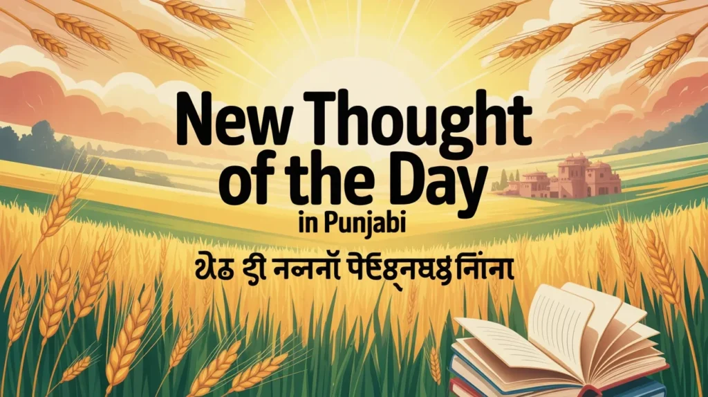 New Thought of the Day in Punjabi