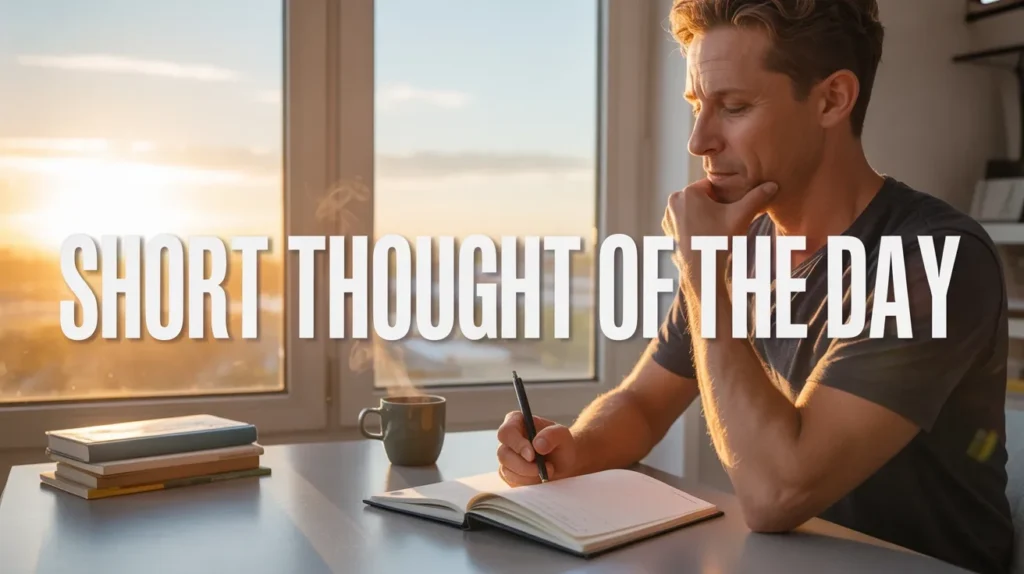 Short Thought of the Day