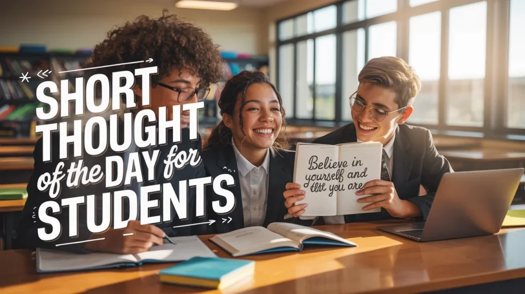 Short Thought of the Day for Students