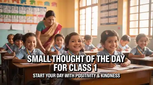 Small Thought of the Day for Class 1
