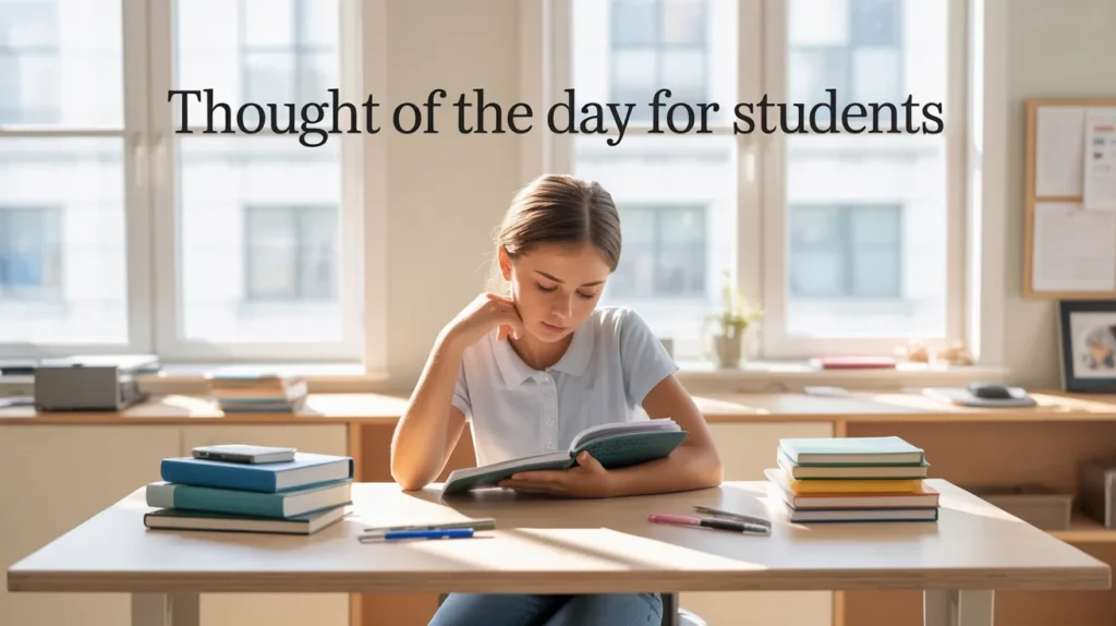 Thought of the Day for Students with Meaning