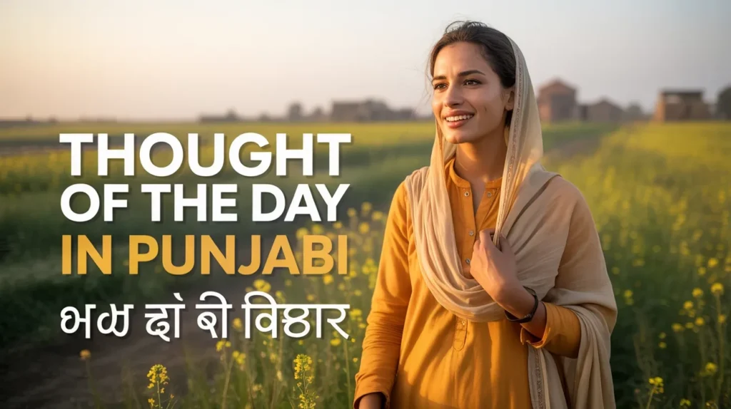 Thought of the Day in Punjabi