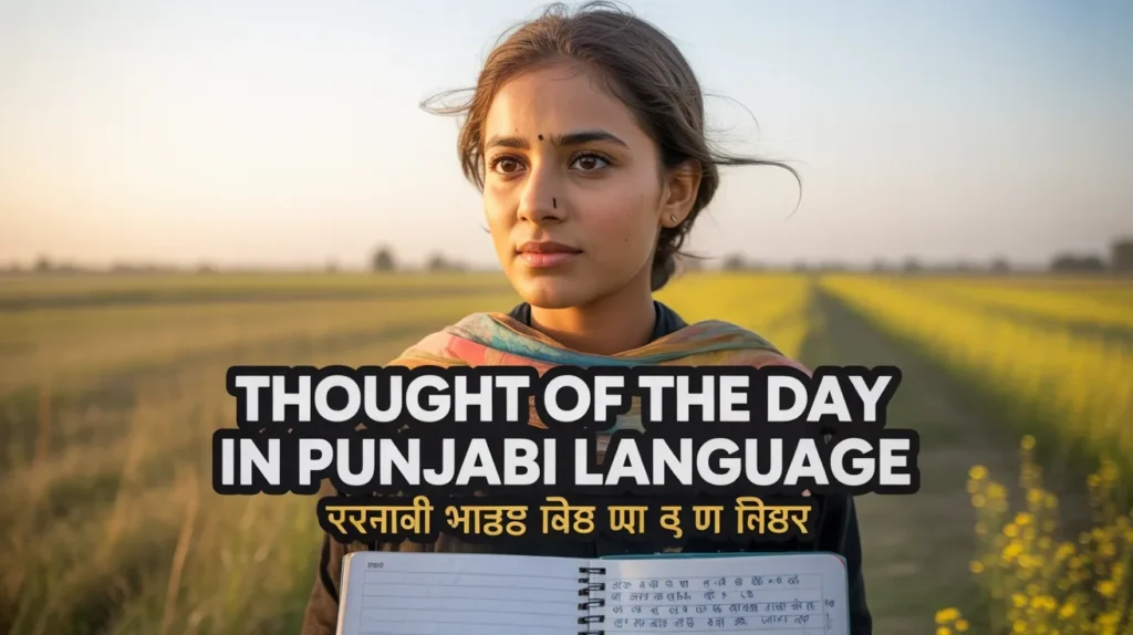 Thought of the Day in Punjabi Language
