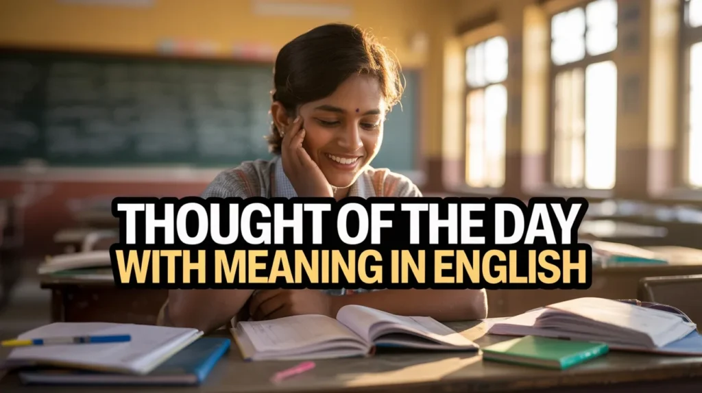 Thought of the Day with Meaning in English