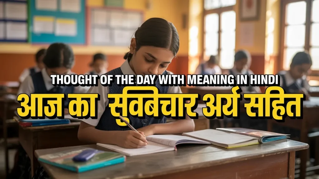 Thought of the Day with Meaning in Hindi