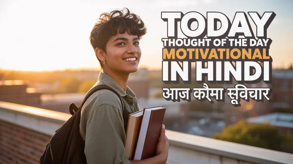 Today Thought of the Day Motivational in Hindi