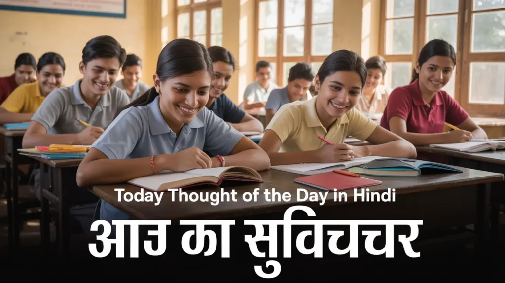 Today Thought of the Day in Hindi