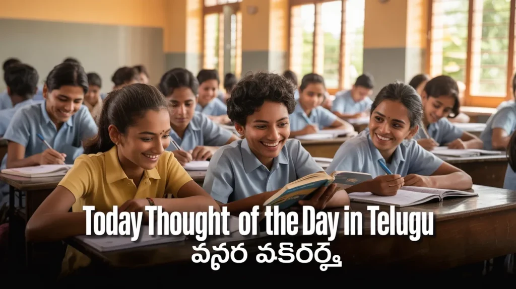 Today Thought of the Day in Telugu