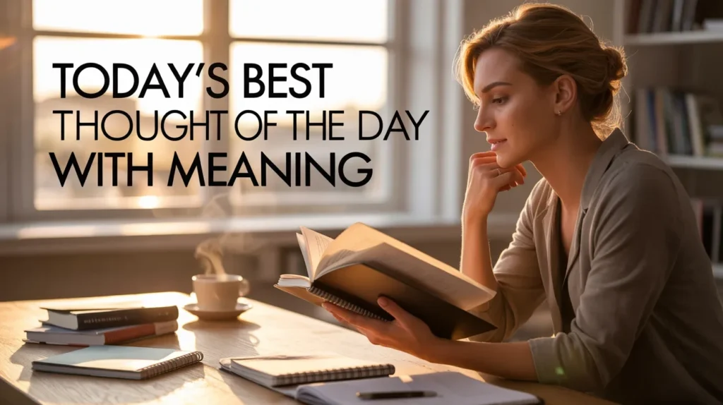 Today's Best Thought of the Day with Meaning