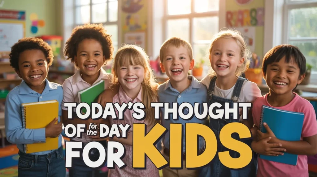 Today's Thought of the Day for Kids