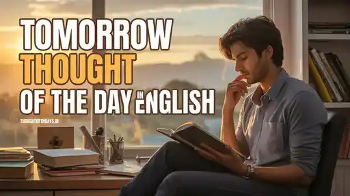 Tomorrow Thought of the Day in English
