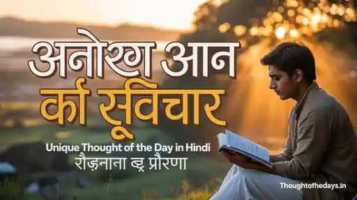 Unique Thought of the Day in Hindi