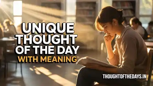 Unique Thought of the Day with Meaning