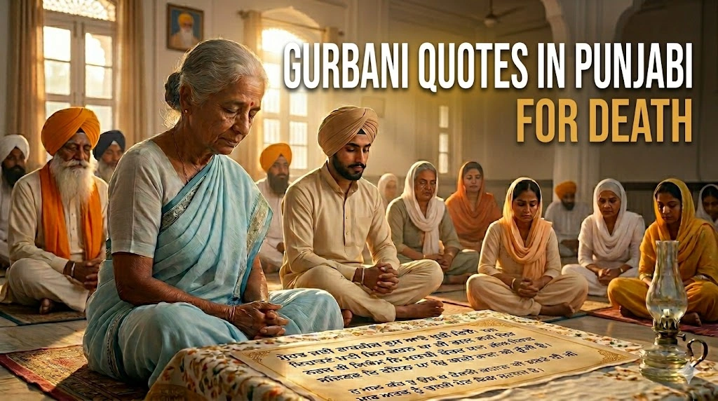 Gurbani Quotes in Punjabi for Death