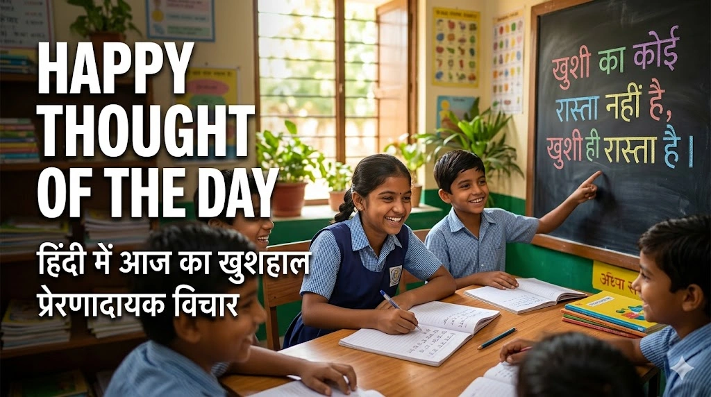 Happy Thought of the Day in Hindi