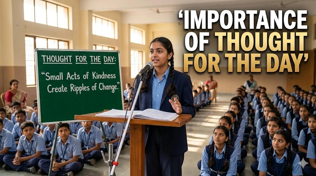 Importance of Thought for the Day