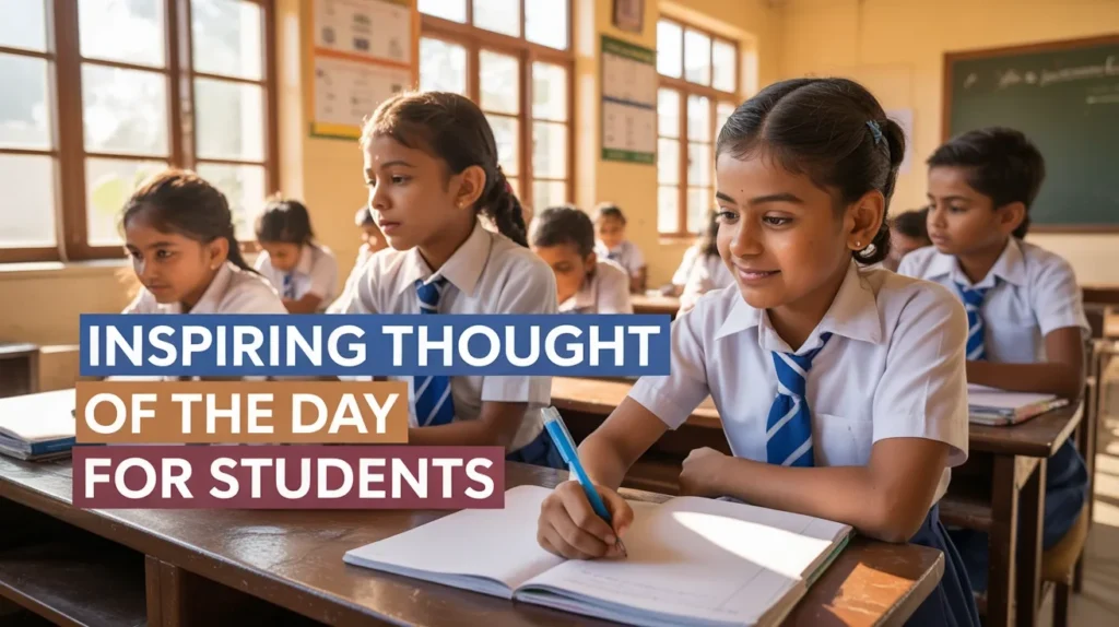Inspiring Thought of the Day for Students