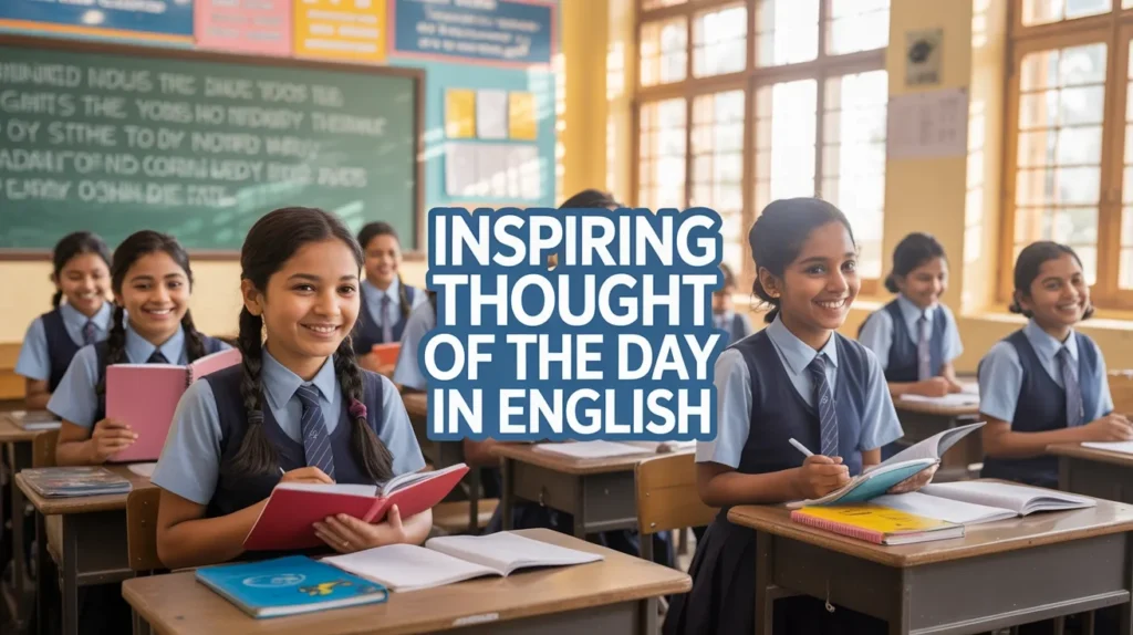 Inspiring Thought of the Day in English