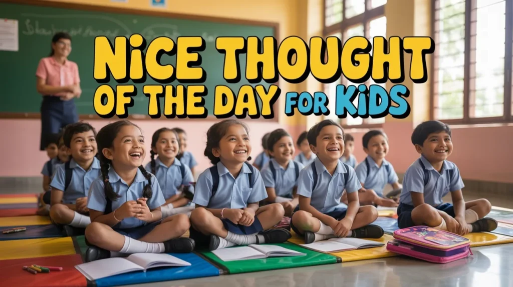 Nice Thought of the Day for Kids