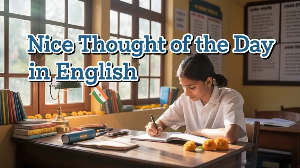 Nice Thought of the Day in English