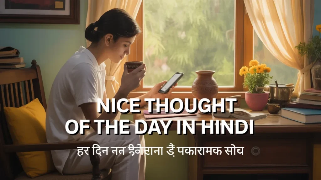 Nice Thought of the Day in Hindi
