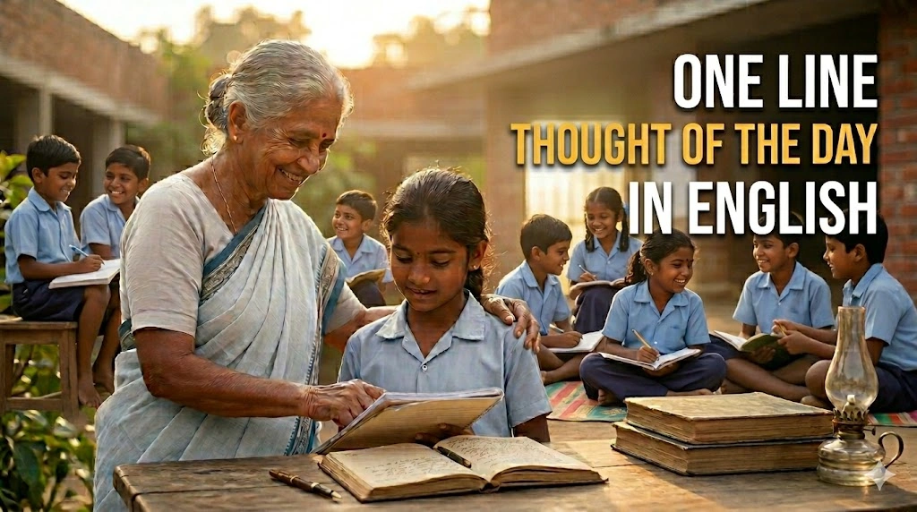One Line Thought of the Day in English