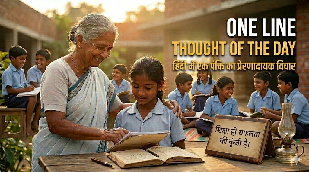 One Line Thought of the Day in Hindi