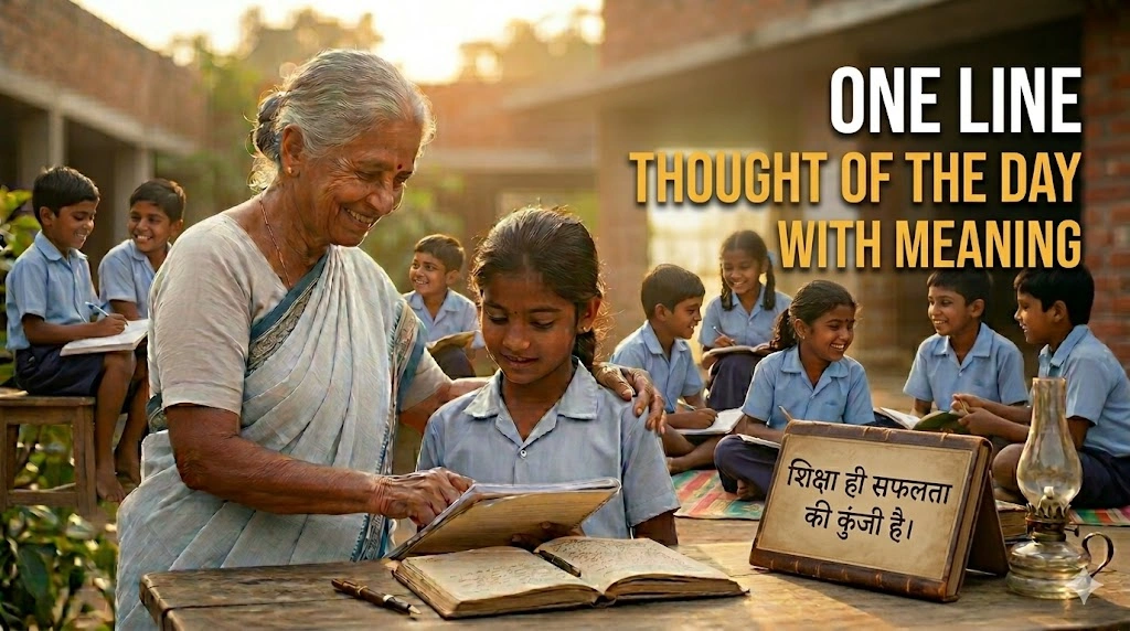 One Line Thought of the Day with Meaning