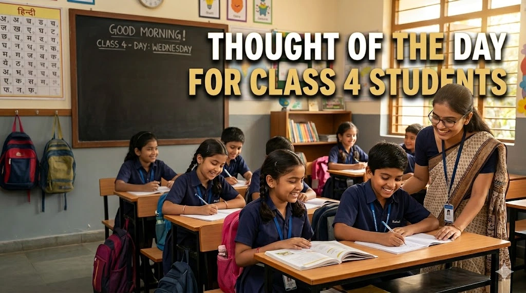 Thought of the Day for Class 4 Students