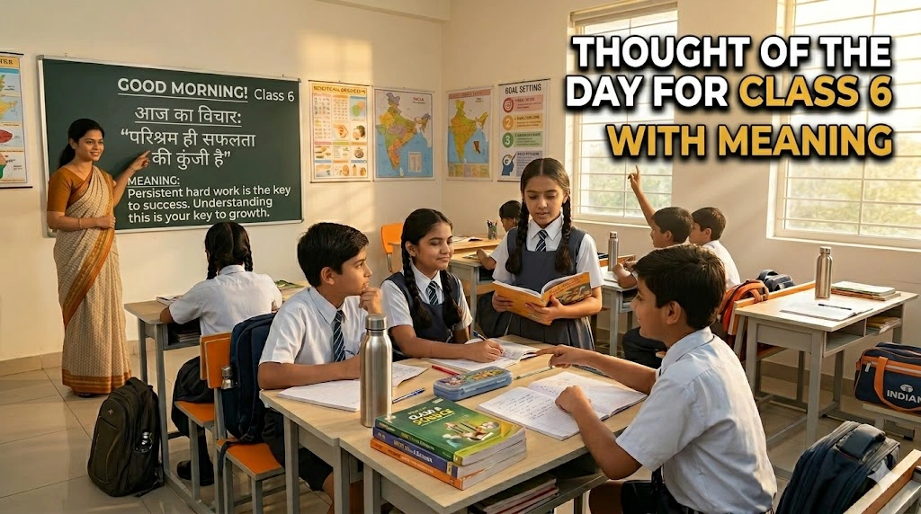 Thought of the Day for Class 6 with Meaning