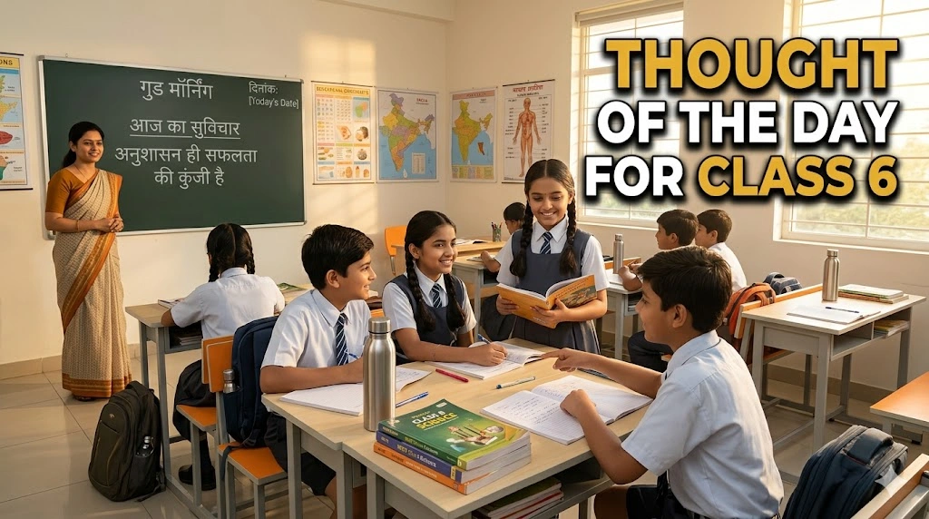 Thought of the Day for Class 6
