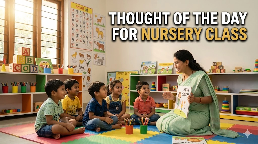 Thought of the Day for Nursery Class
