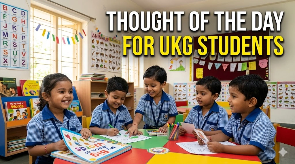 Thought of the Day for UKG Students