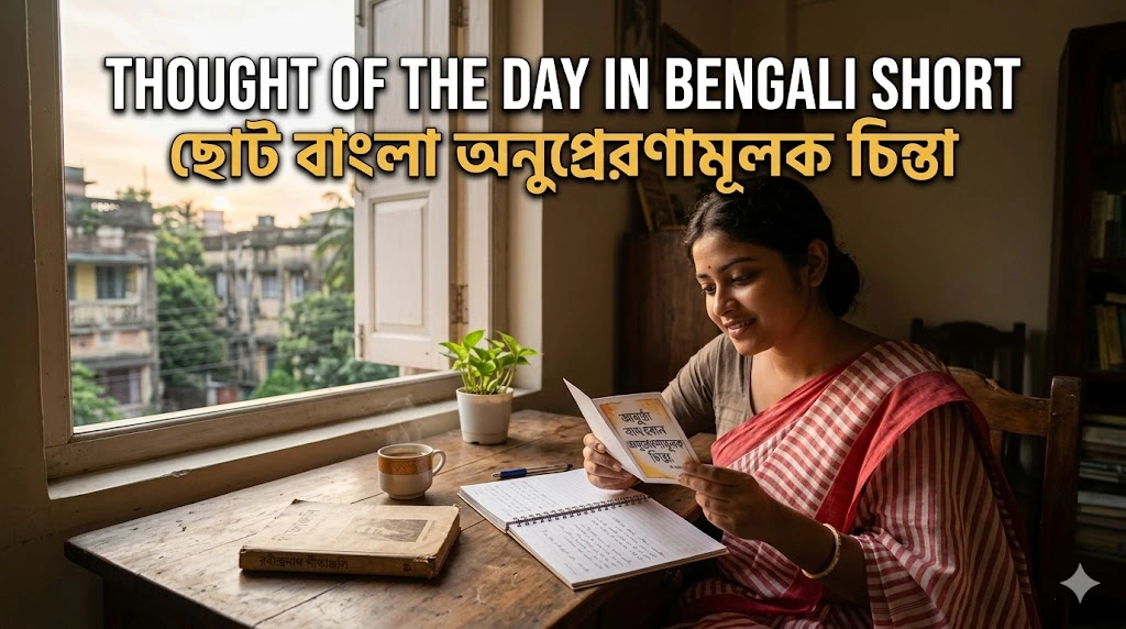 Thought of the Day in Bengali Short