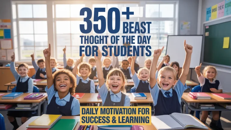 350+ Best Thought of the Day for Students