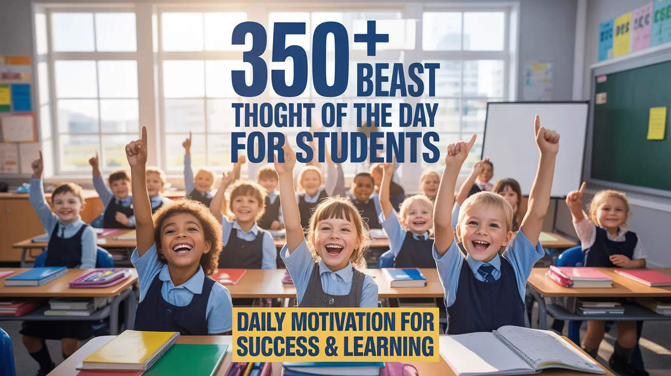 350+ Best Thought of the Day for Students