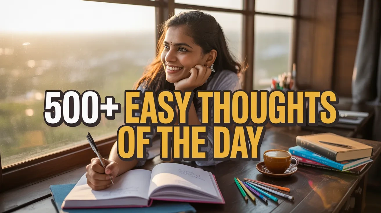 [500+] Easy Thoughts of the Day That Instantly Inspire You