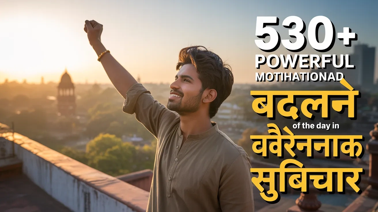 530+ Powerful Motivational Thought of the Day in Hindi to Change Your Life