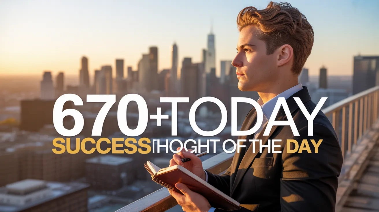 [670+] Today Thought of the Day for Success and Motivation