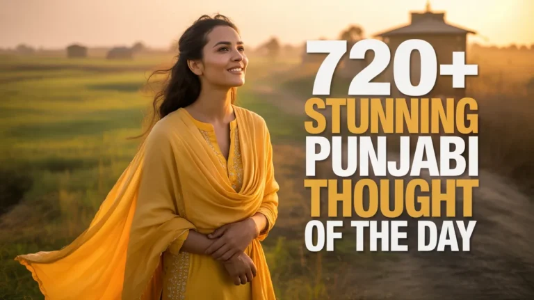 720+ Stunning Punjabi Thought of the Day to Change Your Mindset