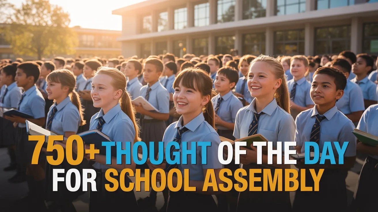 {750+} Unique Thought of The Day For School Assembly