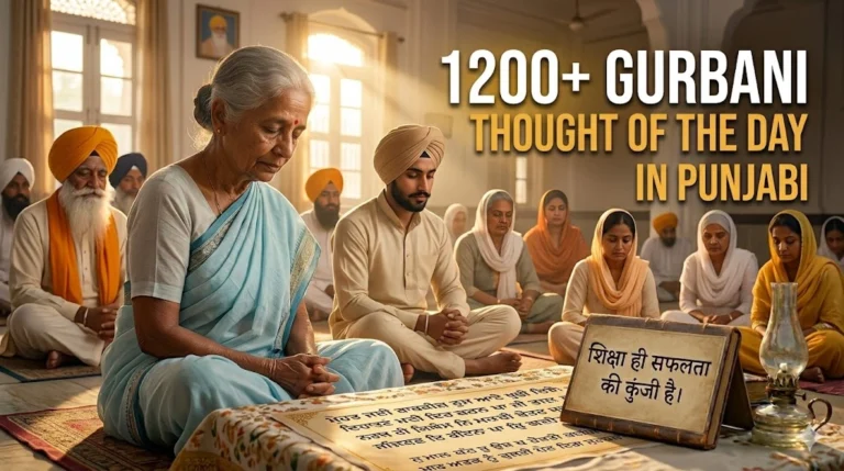 {1200+} Gurbani Thought of the Day Punjabi Waheguru Quotes