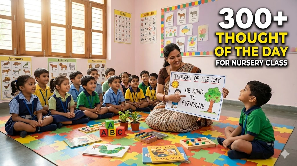 300+ Thought of the Day for Nursery Class with Meaning